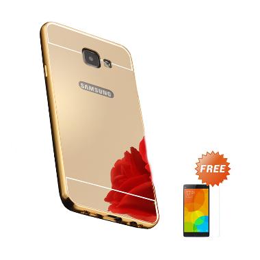 Case Mirror Aluminium Bumper with S ... old + Free Tempered Glass