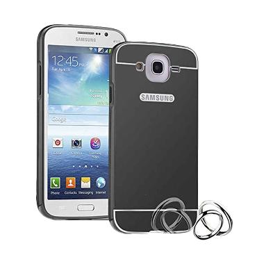 Case Bumper Metal Sliding Backcase Casing for Samsung Galaxy A7 2016 A710 - Black