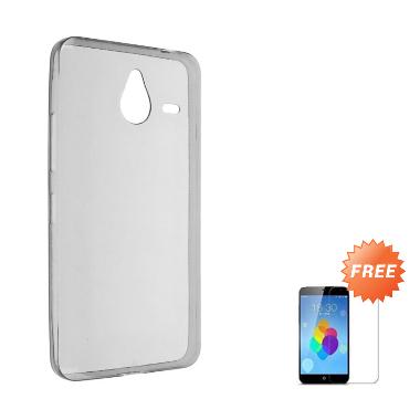 Case Ultra Thin Softcase Casing for ... rey + Free Tempered Glass