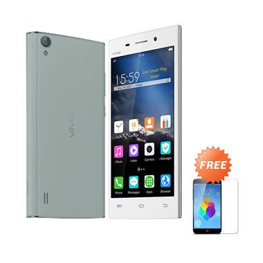 Case Ultrathin Softcase Casing for Vivo Y51 - Abu-abu + Free Tempered Glass