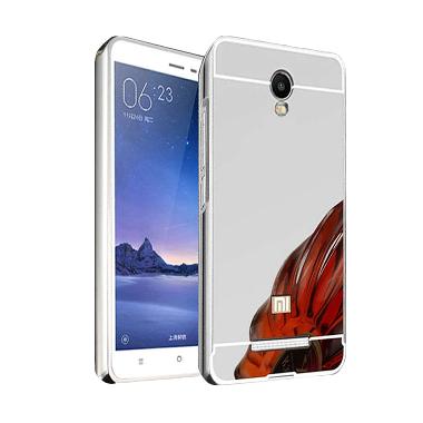 Case Bumper Metal Sliding Backcase ... mi Redmi Note 3G - Silver
