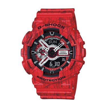 Casio G Shock GA-110SL-4A Red Jam T ...