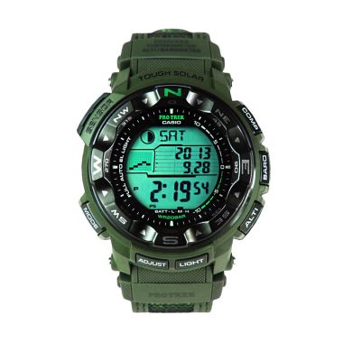 Jual CASIO Solar Military PROTREK PRG-250B-3DR Green Camo 