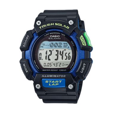 Casio STL-S110H-1B Tough Solar Black Jam Tangan Pria