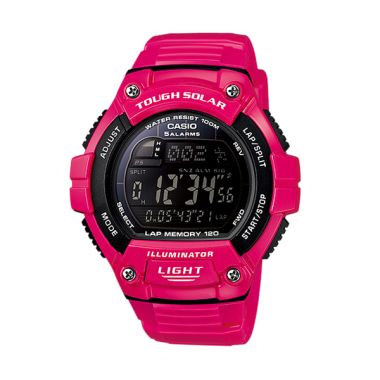 CASIO Tough Solar W-S220C-4BV Purple Jam Tangan Pria