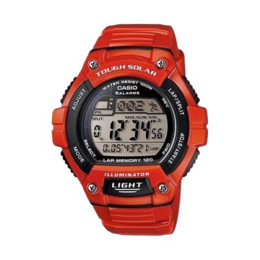 Casio W-S220-4AV Red Jam Tangan Pria