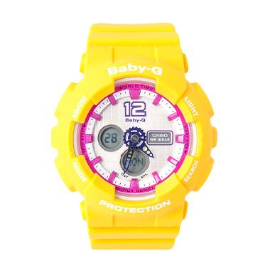 CASIO BABY-G BA-120-9B Yellow Pink Sporty Jam Tangan Wanita Yellow
