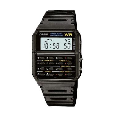 CASIO CA-53W-1A Dual Time 8 Digit Calculator Jam Tangan Pria Black