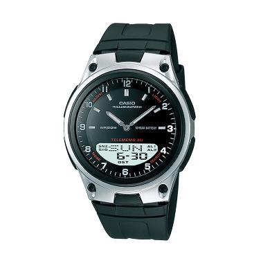 Casio Dualtime AW-80-1AVDF Jam Tangan Pria - Hitam