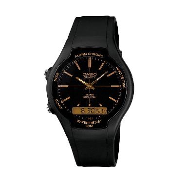 CASIO Dualtime AW-90H-9EVDF Jam Tangan Pria - Hitam