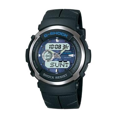 CASIO G-SHOCK G-300-2A Street Rider ... lack Blue Jam Tangan Pria