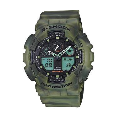CASIO G-SHOCK GA-110MM-3A Marble Green Ltd. Edition Jam Tangan Pria Army Green
