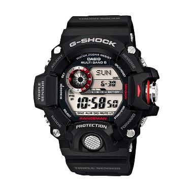 CASIO G-SHOCK RANGEMAN GW-9400-1DR Triple Sensor Waveceptor Black Jam Tangan Pria Black
