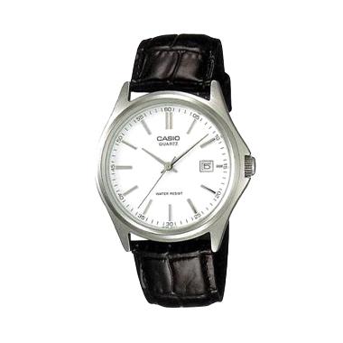 Jam Tangan Casio Ladies Analog LTP-1183E-7ADF - Silver Black