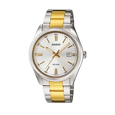 Casio Original Jam Tangan Pria MTP-1302SG-7AVDF - Bonus Batrai