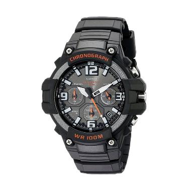 CASIO MCW-100H-1A Choronograph Sports Jam Tangan Pria - Black Black
