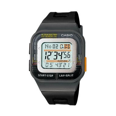 Casio SDB-100-1A Dual Time 10 Year Battery Life Jam Tangan Unisex Black