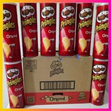 Pringles 107Gr | Pringles Keripik Kentang 107Gr 1Karton 12Pcs