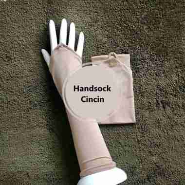 AliMaMa - HANDSOCK CINCIN - Manset Tangan Lengan Wanita Perempuan Pria Polos Jersey Jersei Kaos Mura