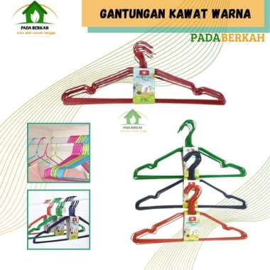 Hanger Gantungan Kawat Warna Hanger Kawat Baju Stainless Tebal Murah