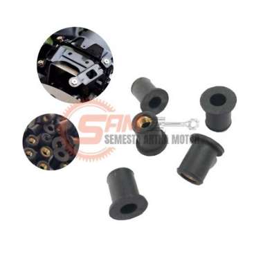 Mur Tipis Karet Ganjel Visor Windshield Motor Ninja 250 Vixion NVL R15