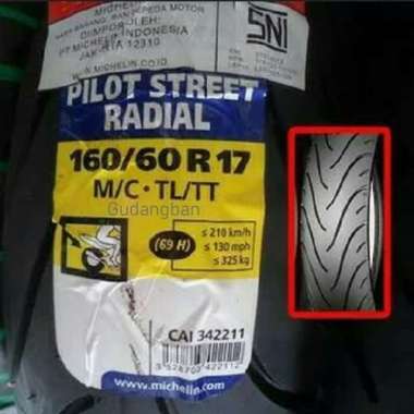 Ban michelin pilot street radial 160/60-17 ninja250 r25 cbr250rr