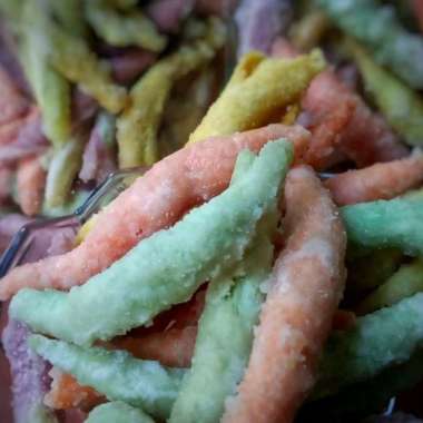 [KILOAN] Kue Bidaran Manis Warna Warni - 1000gr / Telur Gabus Rainbow 1kg / Widaran Wedaran Kiloan C