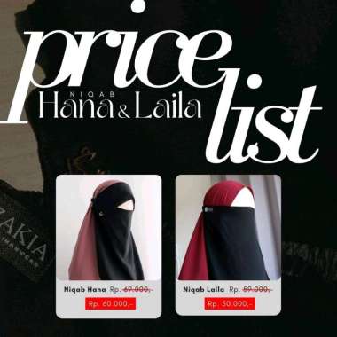 Niqab Hana & Laila niqab Laila
