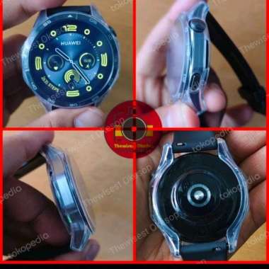 Bumper SOFT Case Huawei Watch GT 4 46mm GT4 Casing smartwatch Huawei WARNA CLEAR