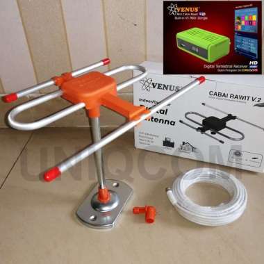 Paket Antena Venus Cabai Rawit + STB DVBT2 Venus Cabe Rawit - Ant CR V2+Mini V2+MiniCRWifi