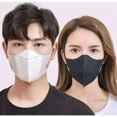 Masker duckbill dewasa embos ONCARE warna hitam