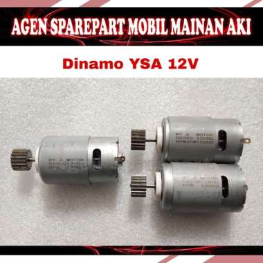 Dinamo Type Gearbox Besar YSA 021 12V/24V Mobil Mainan Anak aki 24volt 16.000 (19teet)