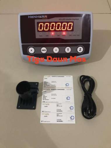 Indikator Timbangan Henherr Double display / kepala timbangan henherr
