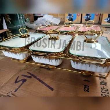 [INSTANT GOJEK GRAB LANGSUNG SAMPE] prasmanan keramik kapal nakami tutup kaca/Prasmanan nakami putih