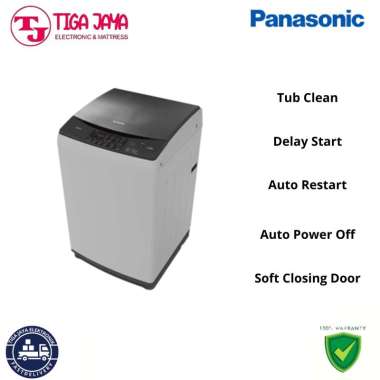 PANASONIC NAF105MB1 MESIN CUCI TOP LOADING 10,5 KG FUZZY LOGIC