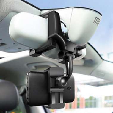 HOLDER HP MOBIL SPION 360 DERAJAT UNIVERSAL / CAR HOLDER MIRROR / HOLDER HANDPHONE KACA SPION MOBIL 