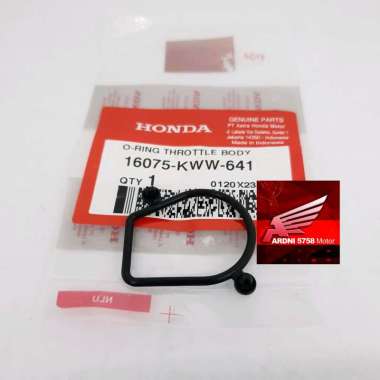 ORING THROTTLE BODY KARET SEAL SIL TB REVO FI 16075KWW641 ORIGINAL HONDA