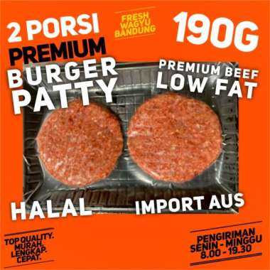 PREMIUM BEEF BURGER PATTY / HAMBURG STEAK DAGING IMPORT AUSTRALIA