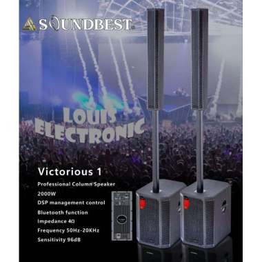 Professional Column Speaker Aktif Subwoofer 15 Inch SOUNDBEST VIctorious 1