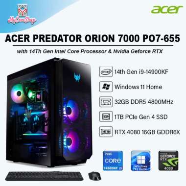 ACER PREDATOR ORION 7000 i9-14900KF 32GB RAM 1TB RTX 4080