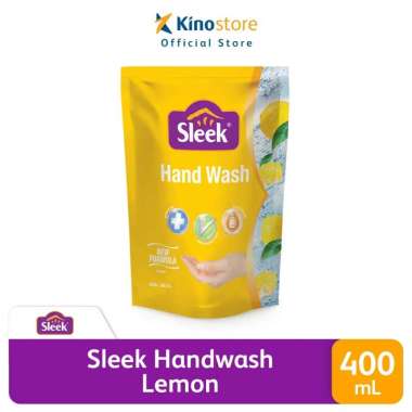 SABUN SLEEK HAND WASH / SABUN CUCI TANGAN 400ML REFILL lemon