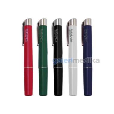 Penlight LED OneHealth HS-401F Senter Medis / Lampu Senter Hijau