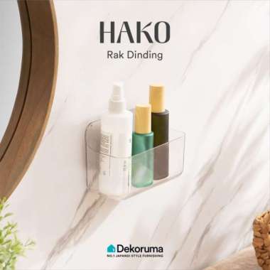 Dekoruma HAKO Rak Dinding Tempel Ukuran Sedang