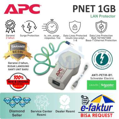 APC Protector NET PNET 1GB Surge Protector ANTI PETIR LAN Jaringan ORI