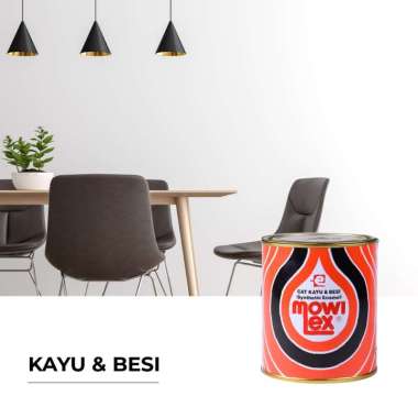 Mowilex Cat Kayu & Besi - 1 LTR KB-250 Hitam