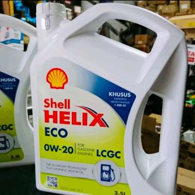 oli shell helix eco 0w 20 3,5 L (gratis filter oli)