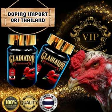 Doping ayam Aduan Import Gladiator Original Thailand jamu ayam kapsul