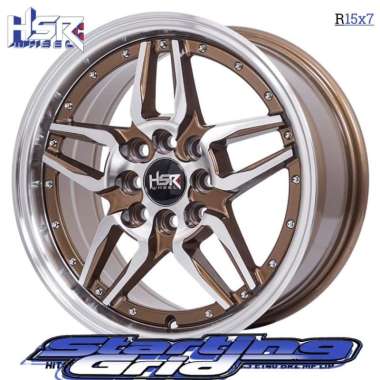 Velg Mobil Hsr Hitode Ring 15 untuk Latio, Livina, Avanza, Baleno, March, Altis, Agya, Ayla - Pelek