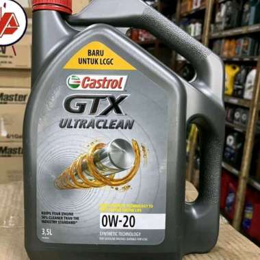 oli castrol GTX ultraclean 0w 20 3,5Liter (gratis filter oli)