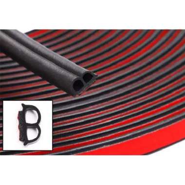 Karet 3M Pelindung List Pintu Mobil Rubber Strip Door Seal Pintu Pilar